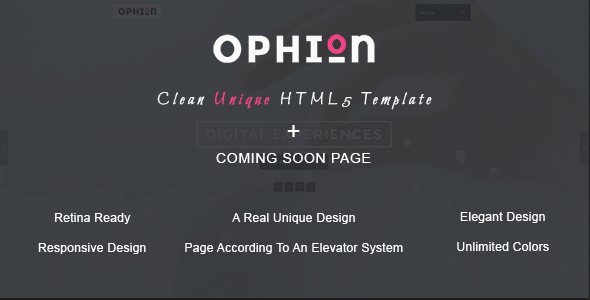 Ophion Preview Wordpress Theme - Rating, Reviews, Preview, Demo & Download