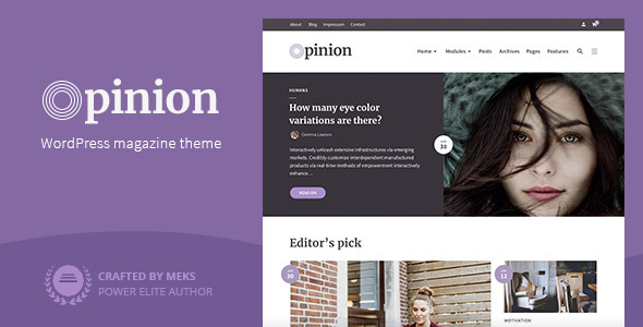 Opinion Preview Wordpress Theme - Rating, Reviews, Preview, Demo & Download