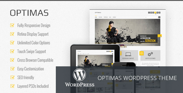 Optimas Preview Wordpress Theme - Rating, Reviews, Preview, Demo & Download