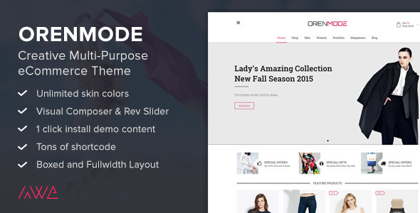 Orenmode Preview Wordpress Theme - Rating, Reviews, Preview, Demo & Download