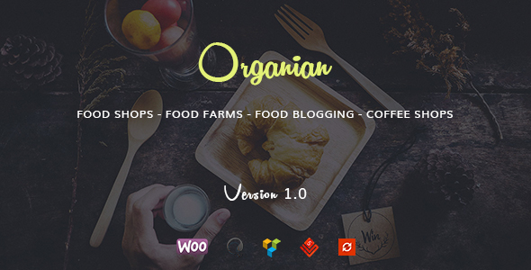 Organian Food Preview Wordpress Theme - Rating, Reviews, Preview, Demo & Download