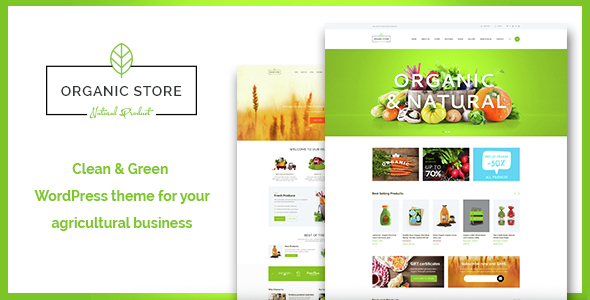 Organic Store Preview Wordpress Theme - Rating, Reviews, Preview, Demo & Download