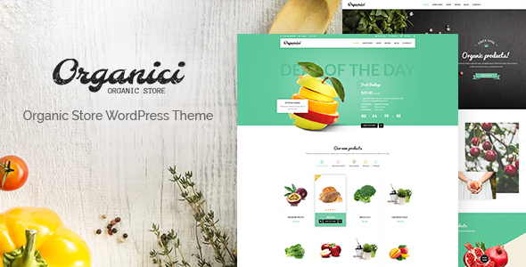Organici Preview Wordpress Theme - Rating, Reviews, Preview, Demo & Download