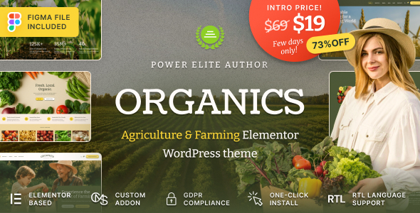 Organics Preview Wordpress Theme - Rating, Reviews, Preview, Demo & Download