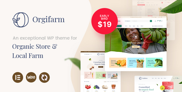 Orgifarm Preview Wordpress Theme - Rating, Reviews, Preview, Demo & Download