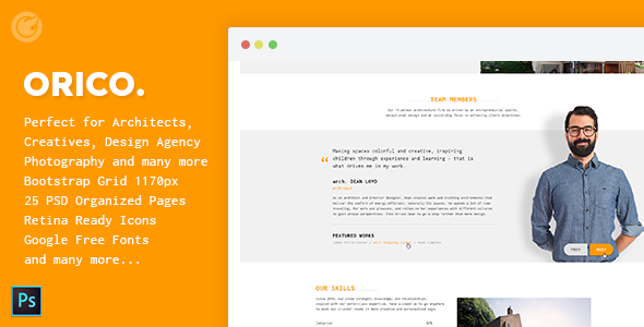 Orico Preview Wordpress Theme - Rating, Reviews, Preview, Demo & Download