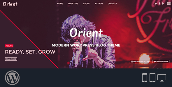 Orient Preview Wordpress Theme - Rating, Reviews, Preview, Demo & Download