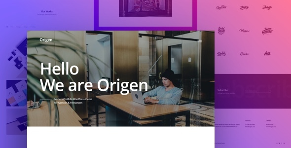 Origen Preview Wordpress Theme - Rating, Reviews, Preview, Demo & Download