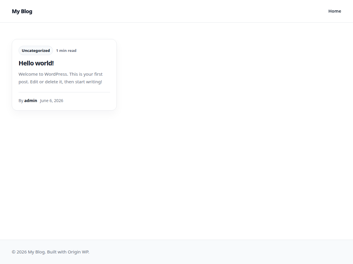Origin WP Preview Wordpress Theme - Rating, Reviews, Preview, Demo & Download