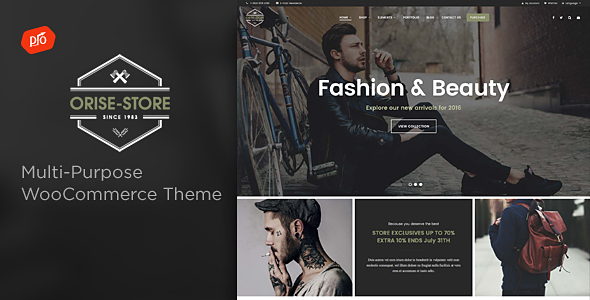 Orise Store Preview Wordpress Theme - Rating, Reviews, Preview, Demo & Download