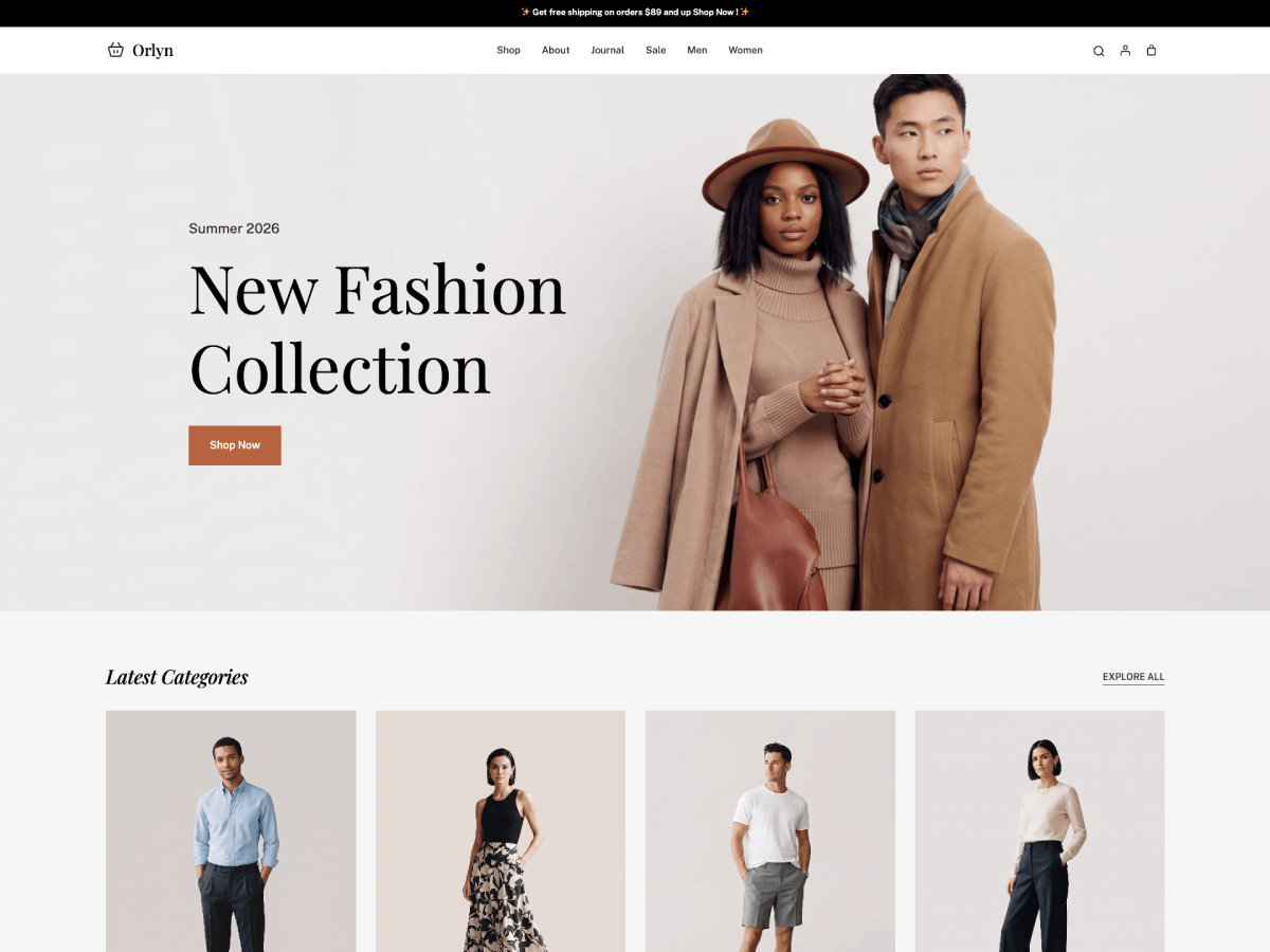 Orlyn Preview Wordpress Theme - Rating, Reviews, Preview, Demo & Download