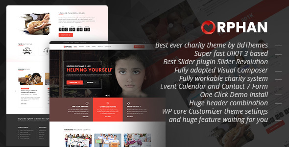 Orphan Preview Wordpress Theme - Rating, Reviews, Preview, Demo & Download
