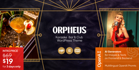 Orpheus Preview Wordpress Theme - Rating, Reviews, Preview, Demo & Download