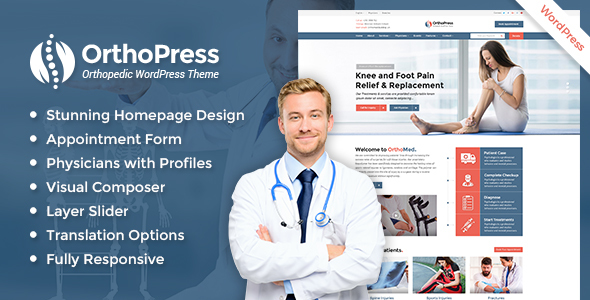 OrthoPress Preview Wordpress Theme - Rating, Reviews, Preview, Demo & Download