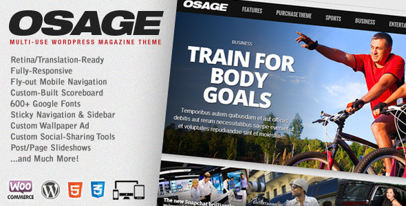 Osage Preview Wordpress Theme - Rating, Reviews, Preview, Demo & Download