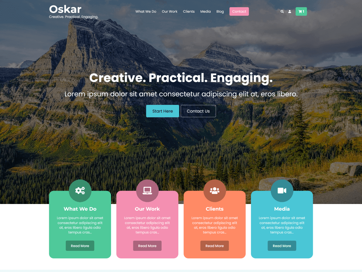 Oskar Preview Wordpress Theme - Rating, Reviews, Preview, Demo & Download