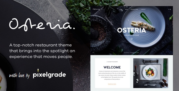 Osteria Preview Wordpress Theme - Rating, Reviews, Preview, Demo & Download