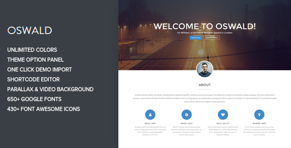 Oswald Preview Wordpress Theme - Rating, Reviews, Preview, Demo & Download