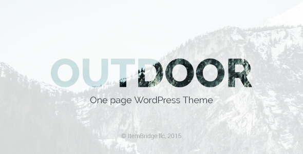 Outdoor Preview Wordpress Theme - Rating, Reviews, Preview, Demo & Download