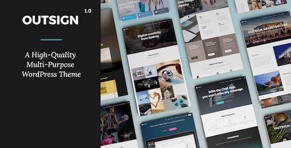 Outsign Preview Wordpress Theme - Rating, Reviews, Preview, Demo & Download