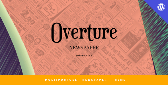 Overture Preview Wordpress Theme - Rating, Reviews, Preview, Demo & Download