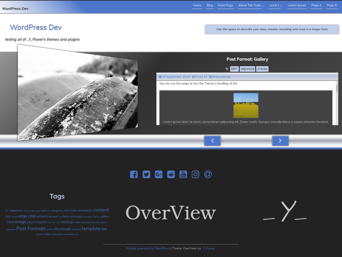 OverView Preview Wordpress Theme - Rating, Reviews, Preview, Demo & Download