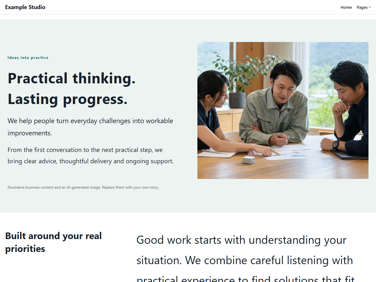 Ozeki Corporate Preview Wordpress Theme - Rating, Reviews, Preview, Demo & Download