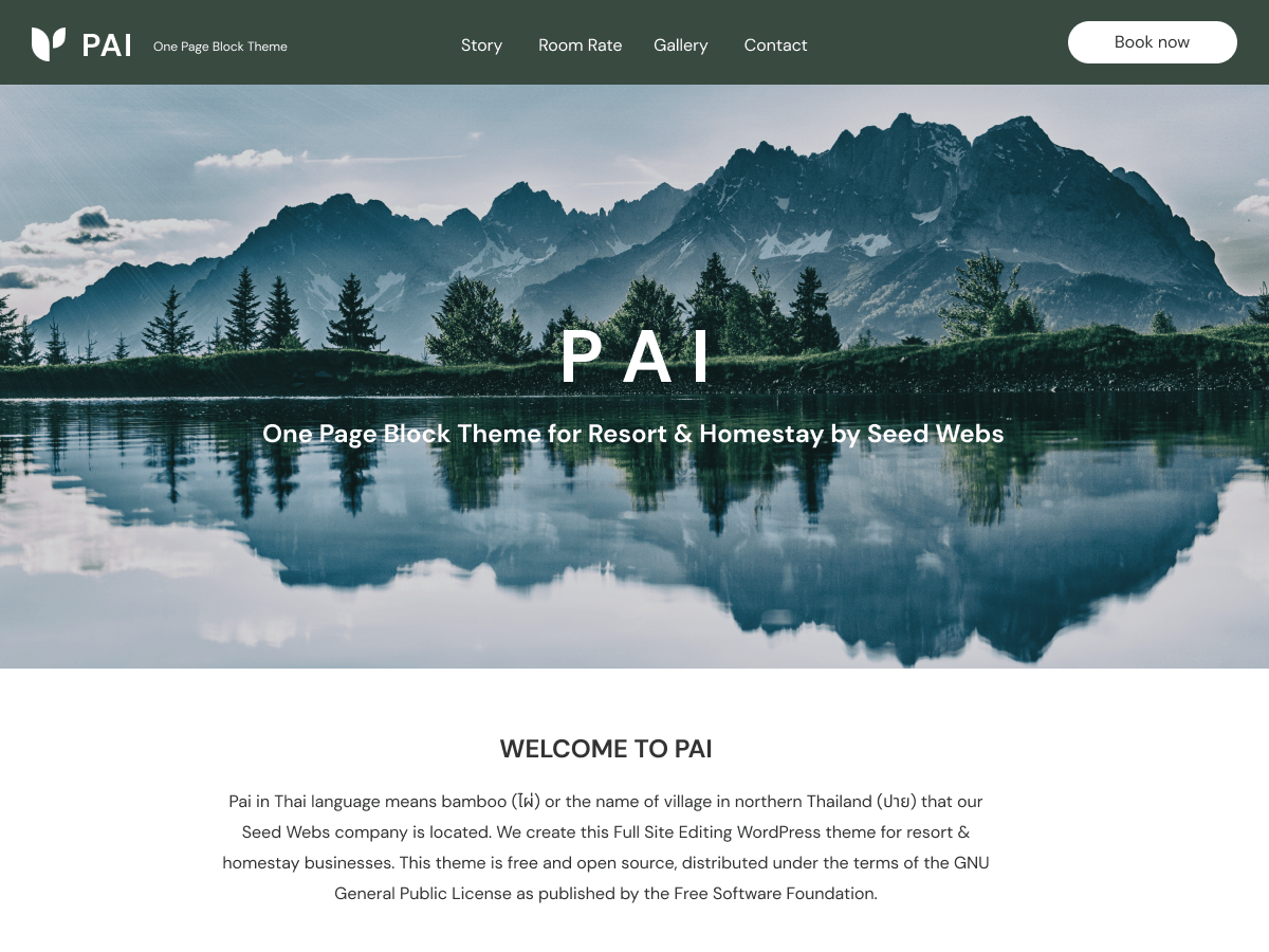 Pai Page Preview Wordpress Theme - Rating, Reviews, Preview, Demo & Download