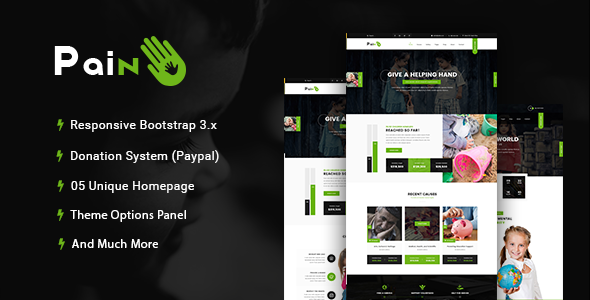Pain Preview Wordpress Theme - Rating, Reviews, Preview, Demo & Download