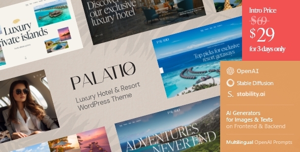 Palatio Preview Wordpress Theme - Rating, Reviews, Preview, Demo & Download