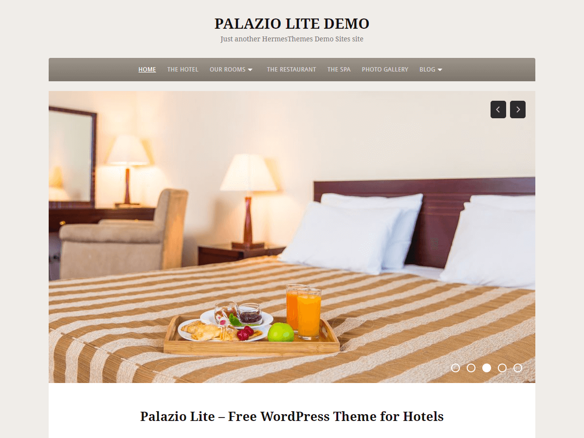 Palazio Lite Preview Wordpress Theme - Rating, Reviews, Preview, Demo & Download
