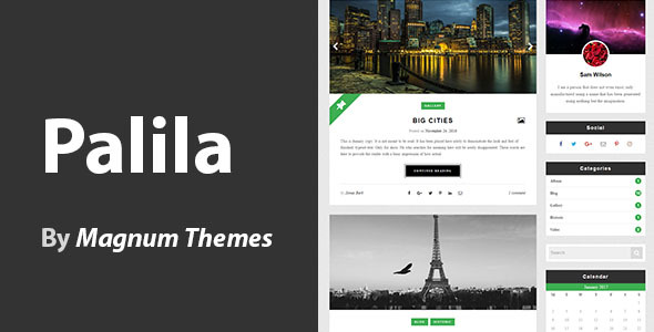 Palila Preview Wordpress Theme - Rating, Reviews, Preview, Demo & Download