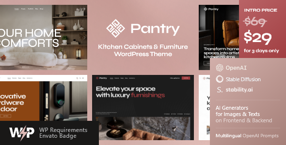 Pantry Preview Wordpress Theme - Rating, Reviews, Preview, Demo & Download