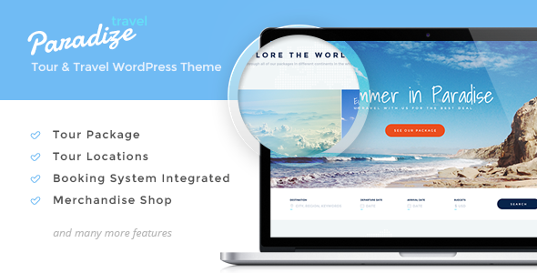 Paradize Preview Wordpress Theme - Rating, Reviews, Preview, Demo & Download