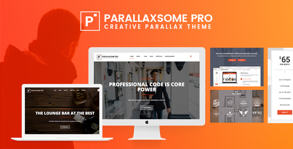 ParallaxSome Pro Preview Wordpress Theme - Rating, Reviews, Preview, Demo & Download