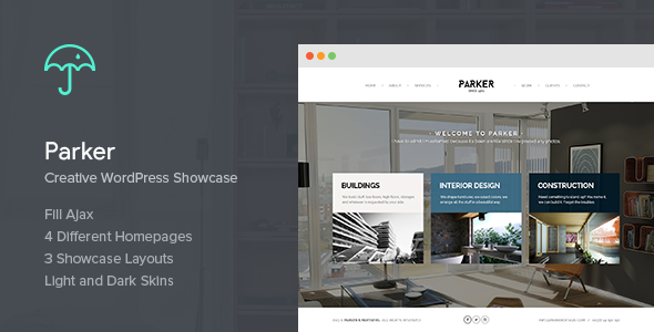 Parker Preview Wordpress Theme - Rating, Reviews, Preview, Demo & Download