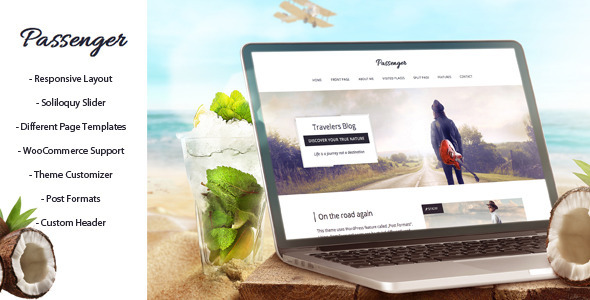 Passenger Preview Wordpress Theme - Rating, Reviews, Preview, Demo & Download
