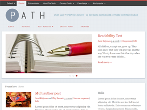Path Preview Wordpress Theme - Rating, Reviews, Preview, Demo & Download