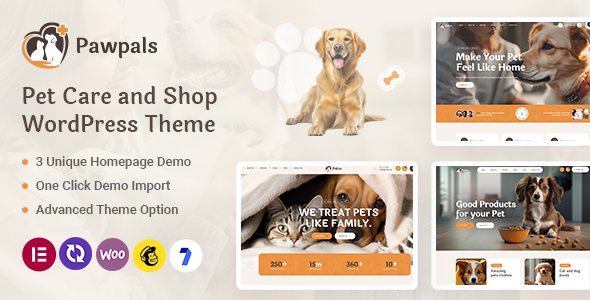 Pawpals Preview Wordpress Theme - Rating, Reviews, Preview, Demo & Download