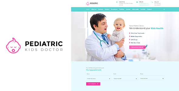 Pediatric Preview Wordpress Theme - Rating, Reviews, Preview, Demo & Download
