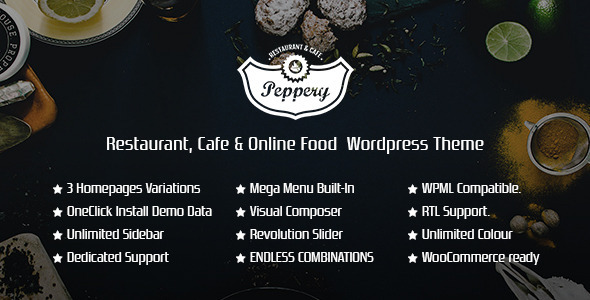 Peppery Preview Wordpress Theme - Rating, Reviews, Preview, Demo & Download