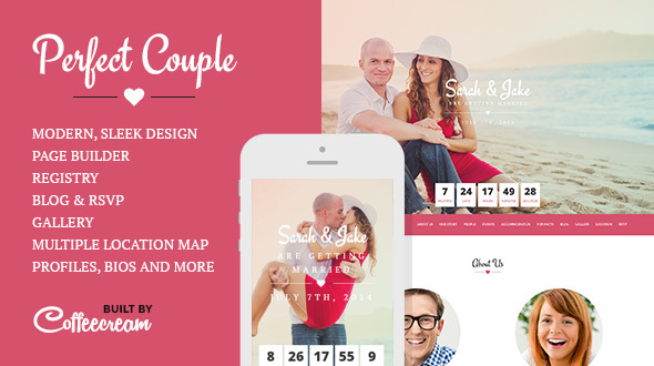 Perfect Couple Preview Wordpress Theme - Rating, Reviews, Preview, Demo & Download