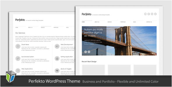 Perfekto Preview Wordpress Theme - Rating, Reviews, Preview, Demo & Download