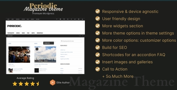 Periodic Preview Wordpress Theme - Rating, Reviews, Preview, Demo & Download