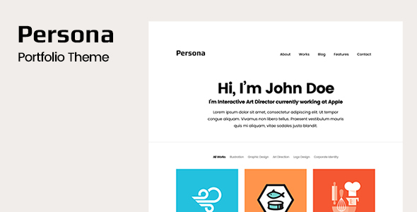 Persona Preview Wordpress Theme - Rating, Reviews, Preview, Demo & Download