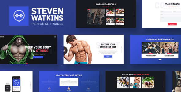 Personal Gym Preview Wordpress Theme - Rating, Reviews, Preview, Demo & Download