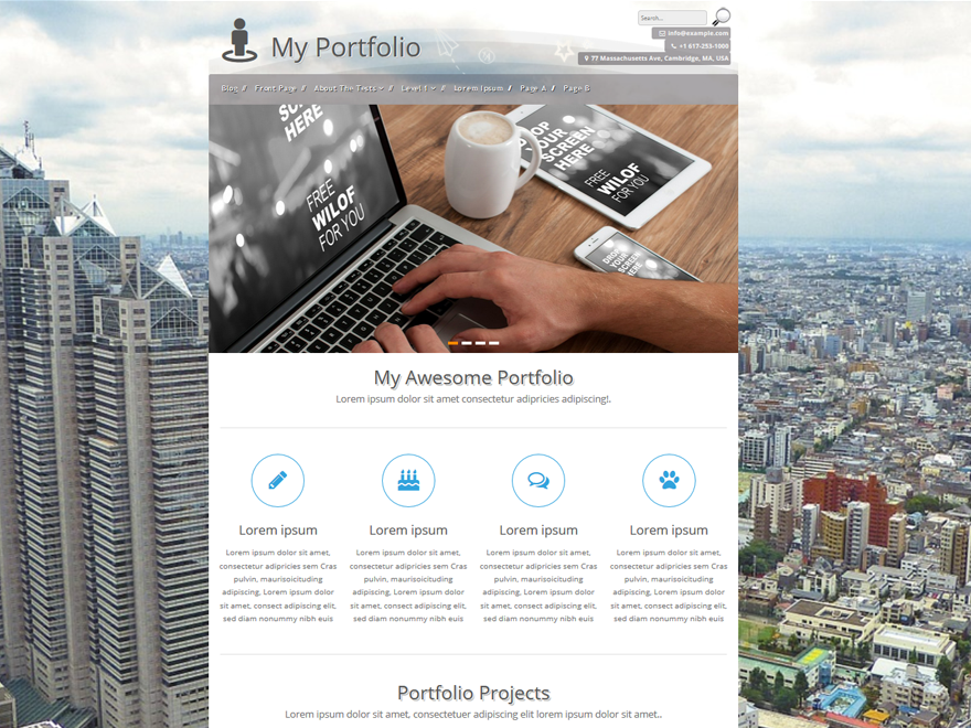 Personal Portfolio Preview Wordpress Theme - Rating, Reviews, Preview, Demo & Download
