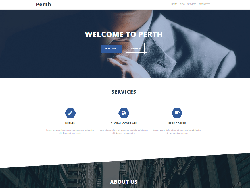 Perth Preview Wordpress Theme - Rating, Reviews, Preview, Demo & Download