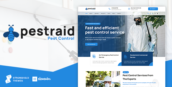 PestRaid Preview Wordpress Theme - Rating, Reviews, Preview, Demo & Download