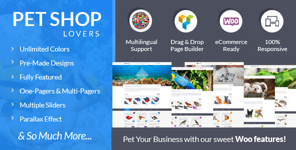 Pet Shop Preview Wordpress Theme - Rating, Reviews, Preview, Demo & Download